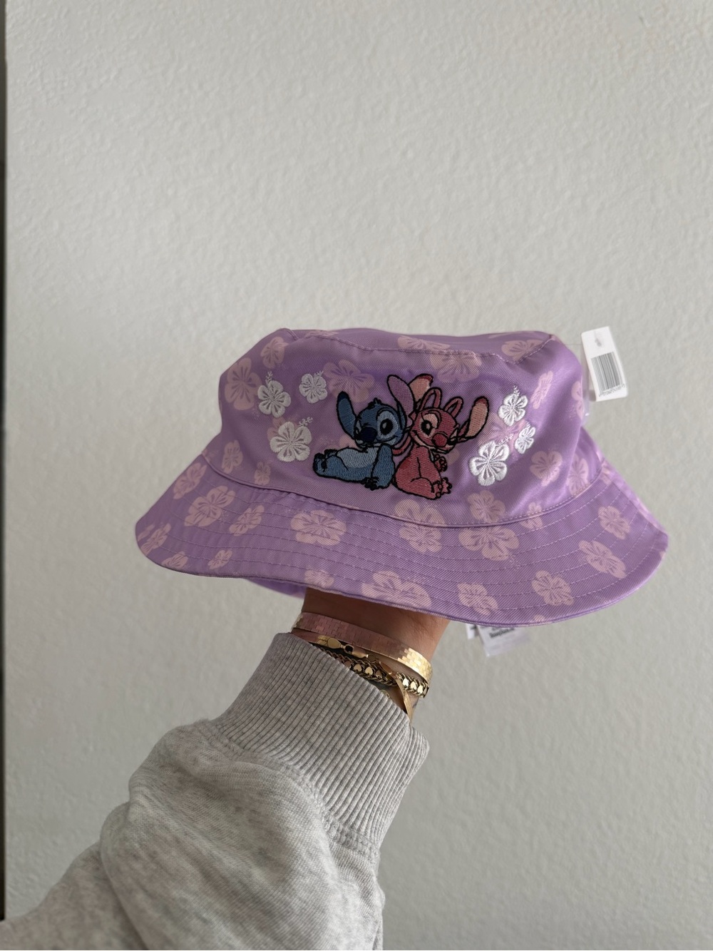 Disney Lavender Lilo & Stitch Bucket Hat
